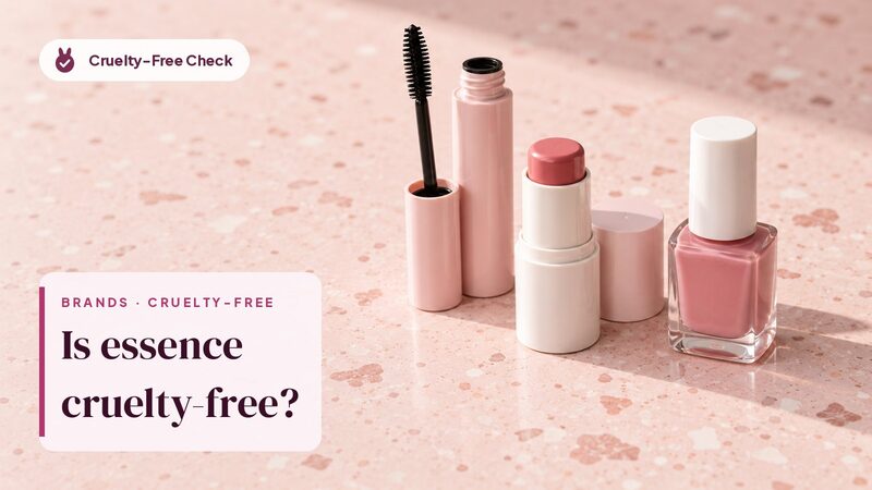 Unbranded makeup still life, illustration for the essence cruelty-free check (no essence products shown)